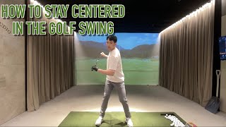 How To Stay Centered In The Golf Swing [upl. by Lose]