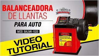 Calibración y Balanceo de llanta Videotutorial [upl. by Robenia729]