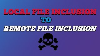 Local File Inclusion LFI to Remote File Inclusion RFI With wfuzz [upl. by Swec]