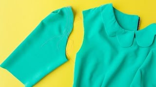 How to sew  hem sleeves for professional finish [upl. by Jazmin]