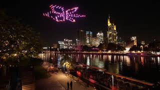 Timelapse der Drohnenshow zur Altstadt Eröffnungsfeier [upl. by Assirt848]