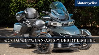 2022 CanAm Spyder RT Limited Review  MC Commute [upl. by Abdu493]