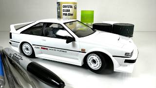 Building a Miniature Nissan Silvia S12 by Aoshima DATSUN 200ZX [upl. by Turner]