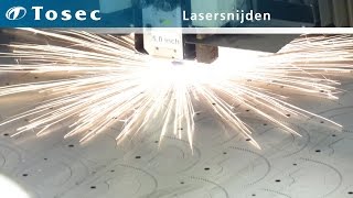 Lasersnijden van staal RVS en aluminium  Laser snijden Tosec [upl. by Alsworth929]