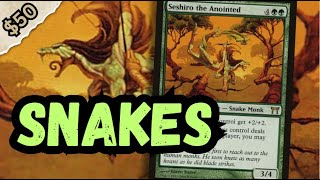 Seshiro the Anointed  50 Budget Deck  Magic The Gathering [upl. by Rehtaef575]