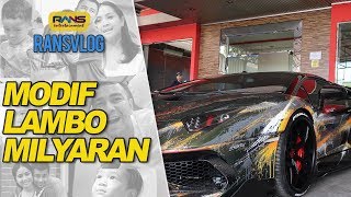 MODIF LAMBORGHINI MILYARAN PUNYA RAFFI AHMAD RANSVLOG [upl. by Naitsirhc739]