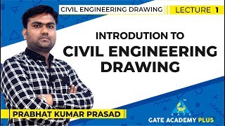 Civil Engineering Drawing  Introduction to Civil Engineering Drawing  Lecture 1 [upl. by Minton]