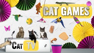 CAT Games  Ultimate Cat TV Compilation Vol 67  2 HOURS 🐝🐞🦋🦎🦜🐜🐭🧵 [upl. by Nevear]