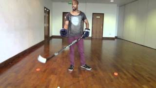 How to Stickhandle In Hockey  Stickhandling Guide Basics For Beginners With Off Ice Hockey Drills [upl. by Mastrianni]