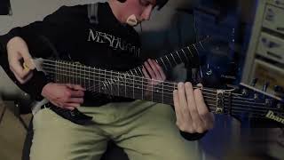 Combustion Meshuggah Cover Feat Guitar Solo Haekki [upl. by Konstance]