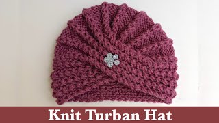 Knit Turban Hat Beanie [upl. by Nawed]