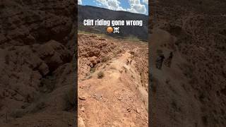 bro may be able to get up after this😨😱 mtb shorts crash [upl. by Ryun]