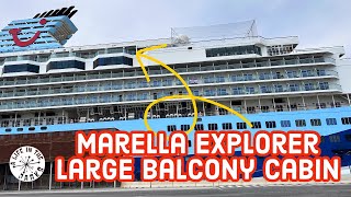 Marella Explorer Large Balcony Cabin Tour  Cabin 12041 [upl. by Akamaozu364]