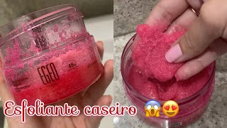 Faça seu Açúcar Esfoliante Caseiro 😱💗❤️ Receitinha [upl. by Marjy]