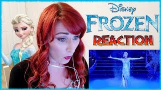 Frozen the Musical REACTION  Caissie Levy performing Let it Go [upl. by Nwahsir]