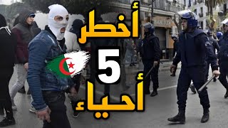 أكبر 5 أحياء موجودة في الجزائر  ربي يستر منهم [upl. by Lonnard]