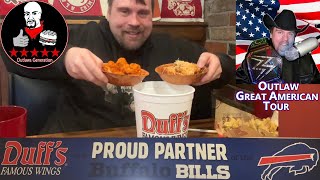 Duffs Famous Wings  best wings in the world OutlawGreatAmericanTour [upl. by Matthieu]