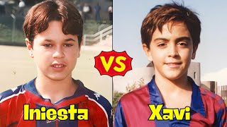 Iniesta vs Xavi  Comparison [upl. by Ennayk]