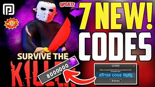 ⚠️UPDATE🔪CODES⚠️SURVIVE THE KILLER ROBLOX CODES 2024  SURVIVE THE KILLER CODES [upl. by Anastas]