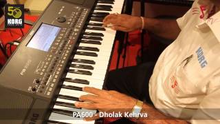 KORG PA600  Demo of Indian Styles [upl. by Kipton]