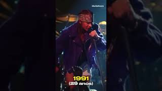 MÚSICA Evolución física de AXL ROSE de los GUNS N ROSES a través de los años 19872024 axlrose [upl. by Lati]