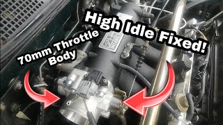 Stock Throttle Body and skunk2 Intake Manifold High Idle Problem Fixed [upl. by Brebner]