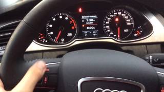 2014 Audi A4 Driver Display [upl. by Rimidalv]