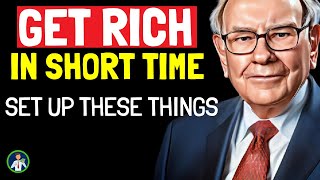 Warren Buffett If You Are Poor Do This To Get Rich In No Time [upl. by Saxela]