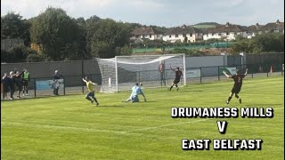 Border Cup first round Drumaness Mills 2 East Belfast 2 Drumaness win 42 on penalties [upl. by Mathian]