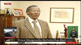 Prince Mangosuthu Buthelezi l Remembering his faith and passions [upl. by Yelime]