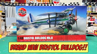 NEW TOOL Bristol bulldog from Airfix in 148 Scale 2024 Release [upl. by Tnias]