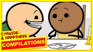 Cyanide amp Happiness MEGA COMPILATION  Extended Silly Mega Compilation [upl. by Ledoux]