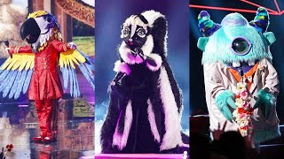 Top 10 GREATEST PERFORMANCES ON THE MASKED SINGER [upl. by Notnerb]