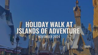 Holiday Walk at Islands of Adventure  November 2024  4K Walkthrough [upl. by Donn942]