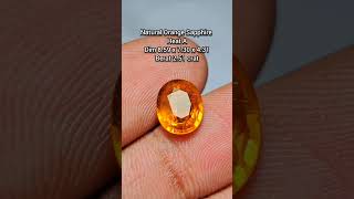 Orange Sapphire Heat A Luster Cakep sapphire collection crystals [upl. by Nytsirc]