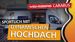 WEINSBERG CARABUS 600 MQH  KOMPAKTES KASTENWAGEN WOHNMOBIL MIT HUBBETT [upl. by Akkire]