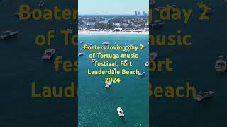 Boaters loving a day at Tortuga music festival ￼ [upl. by Yettie724]