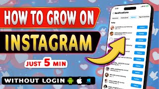 How To Increase Followers On Instagram ❤️ Free Instagram Followers Fast and Easy✅ [upl. by Eybbob]