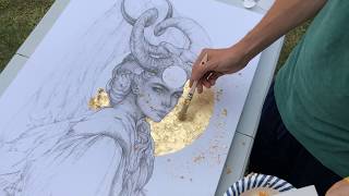 How to Gold Leaf Tutorial [upl. by Asselim]