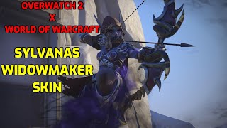 SYLVANAS Widowmaker Skin World of Warcraft x Overwatch 2 New Skin showcase [upl. by Anippesuig]