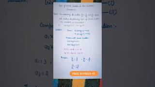 Class  10th Ex  31 Q3 parti Pair of Linear Equation in Two Variables  New NCERT  CBSE [upl. by Ayle57]