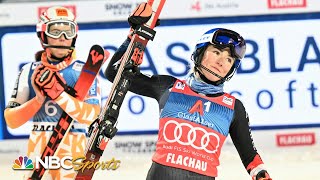 Mikaela Shiffrin edges slalom archrival Petra Vlhova for 94th career World Cup crown  NBC Sports [upl. by Ginger]