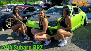 V436  2014 Subaru BRZ quotCreampiequot  Import FaceOff  Pacific Raceways  Kent WA  25 Aug 2024 [upl. by Snah]