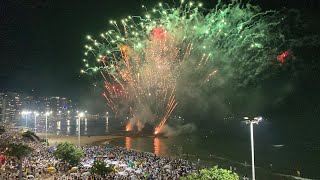 Réveillon Guarapari 2022 na Praia do Morro Lindo demais Feliz 2022 15 minutos de fogos [upl. by Eanram]