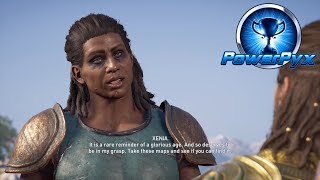 Assassins Creed Odyssey  Birds of a Feather Treasure Hunt Walkthrough Golden Feather Location [upl. by Whiney]