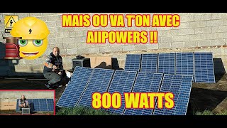 Mais ou va ton avec allpowers R2500  électricité allpowers comment [upl. by Greenquist65]