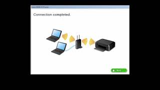 Setting up your Wireless Canon PIXMA iP110  Cableless Setup with a Windows® Computer [upl. by Silliw]