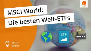 MSCI World Die besten MSCI WorldETFs [upl. by Ecinahc]