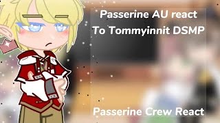 Passerine AU React  DsmpMcytSbi  Spoilers [upl. by Akiehsat]