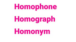 Homophone homograph homonym fun vocabulary [upl. by Namsaj]